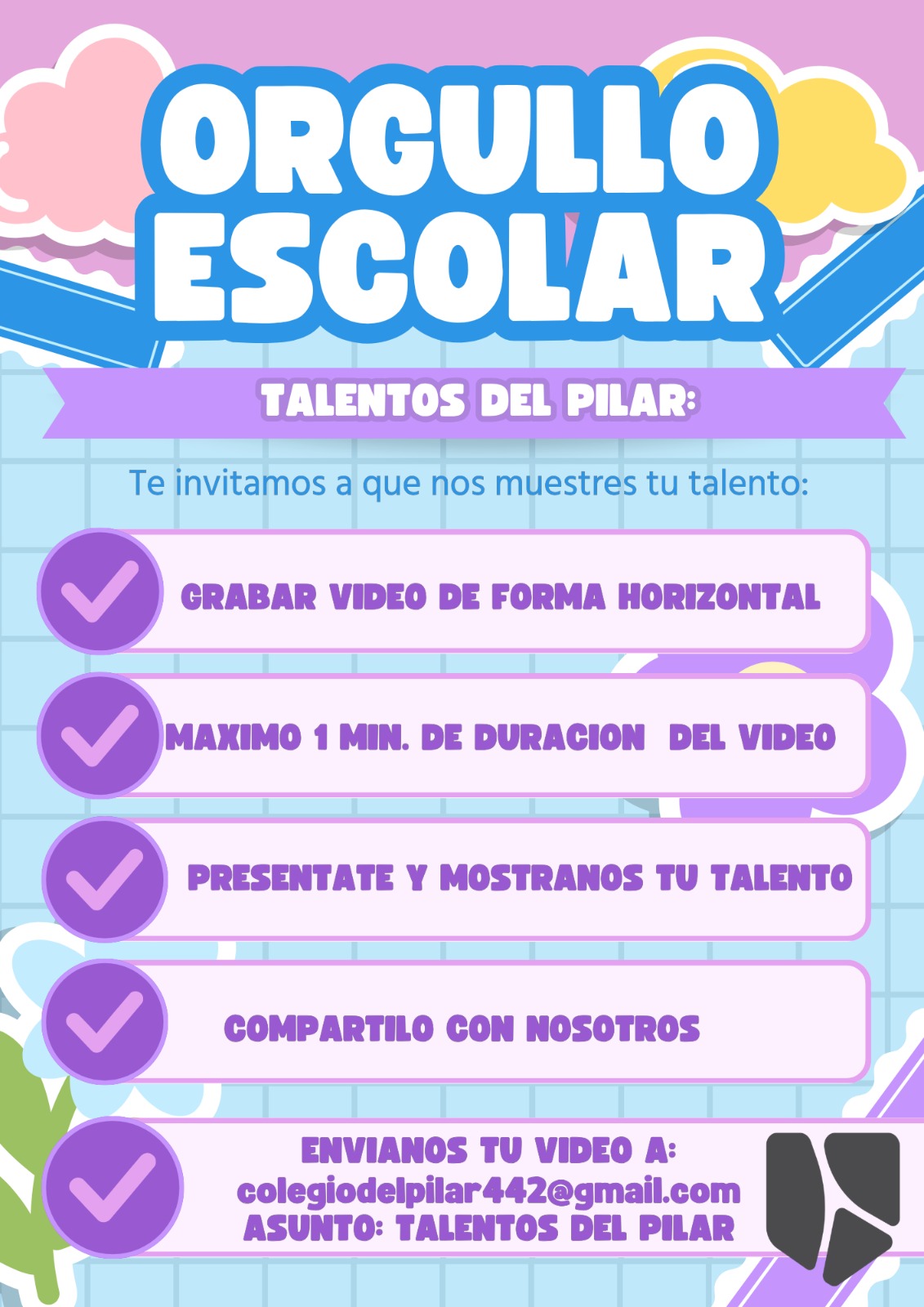 Los grandes talentos de los peques del Pilar, serán parte del Orgullo Esoclar de Spark News